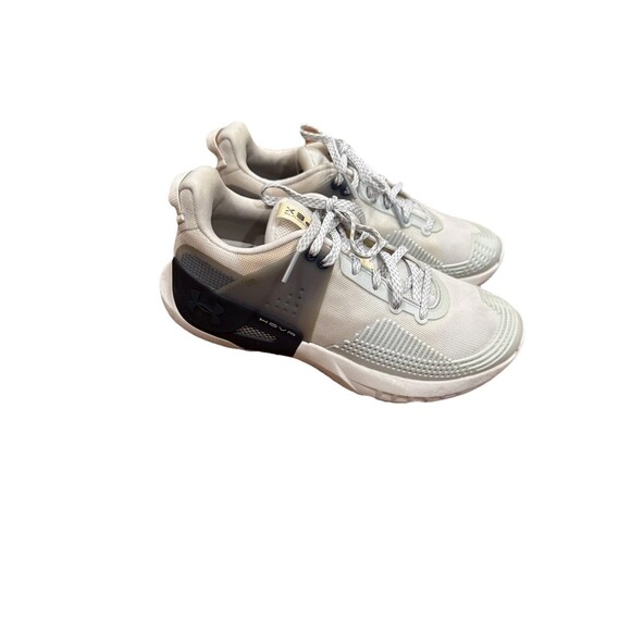 Under Armour HOVR APEX Running Shoes Womens Size 7.5 White Gray - Picture 1 of 8